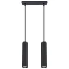 Wohnzimmerlampen|Metall Lampen*Sollux Pendelleuchte Schwarz B: 30 cm Aluminium GU10 2-flammig
