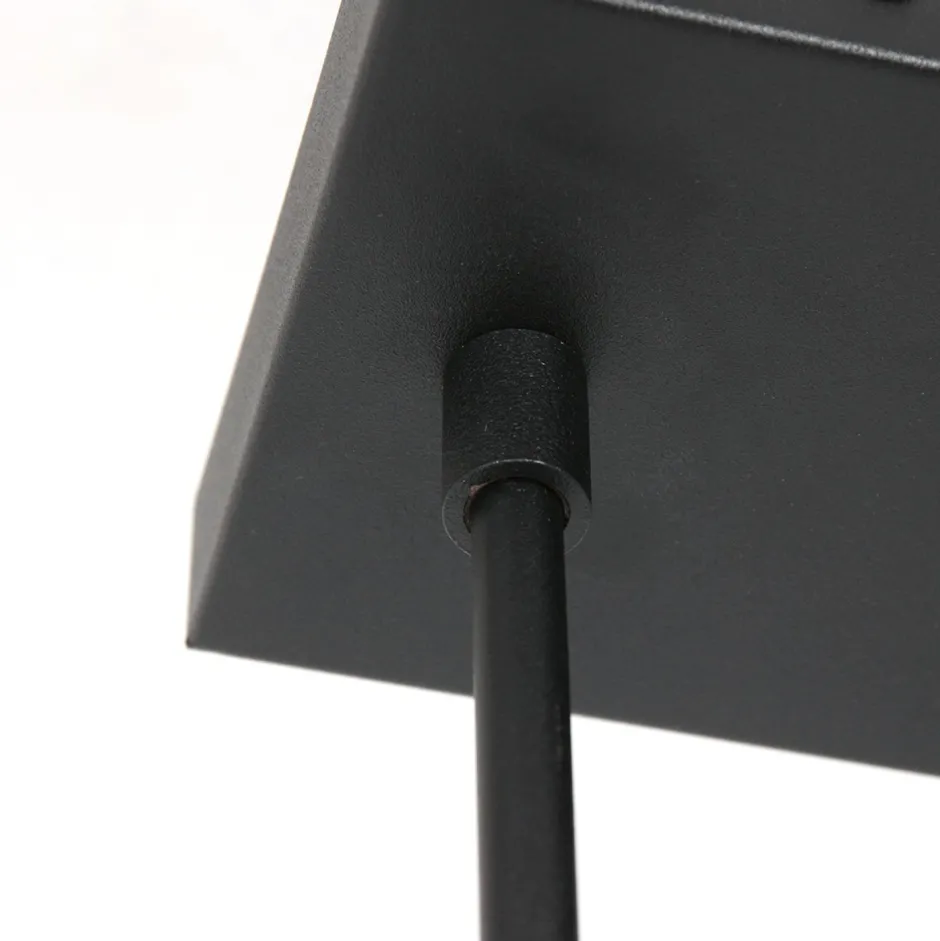 Steinhauer Pendelleuchte Schwarz Grau Metall Stoff 140 cm wohnlich< Hängelampen|Bürolampen