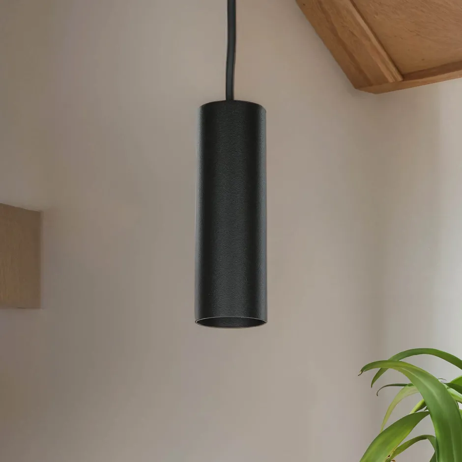 Wohnzimmerlampen|Metall Lampen*Nowodvorski Pendelleuchte Schwarz GU10 R35 Ø 4 cm Metall Modern