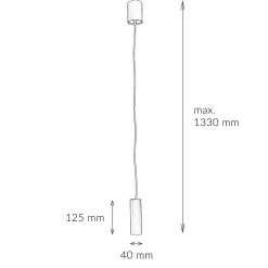Wohnzimmerlampen|Metall Lampen*Nowodvorski Pendelleuchte Schwarz GU10 R35 Ø 4 cm Metall Modern