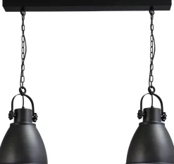 Masterlight Pendelleuchte Schwarz Metall Premium Handarbeit< Industrie Lampen|Vintage Lampen