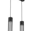 Sigma Pendelleuchte Schwarz Metall Gitter 2-flmg GU10 38 cm< Wohnzimmerlampen|Moderne Lampen