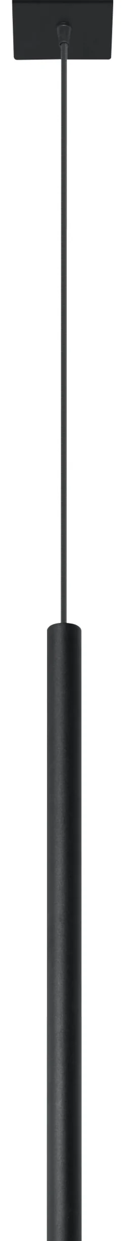 Sollux Pendelleuchte Schwarz Metall Ø2,5cm schmal G9 PETERA< Esszimmer Lampen|Moderne Lampen