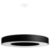Sollux Pendelleuchte Schwarz Stoff Ø 70 cm rund 6x E27 Modern< Hängelampen|Esszimmer Lampen