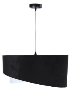 Hängelampen|Esszimmer Lampen*BPS Koncept Pendelleuchte Schwarz Weiß Gold Ø50cm Esstisch