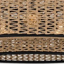 Elstead Pendelleuchte Seil Metall D: 50,8 cm H: max. 233,3 cm Boho< Hängelampen|Wohnzimmerlampen