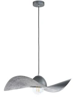 Hängelampen|Moderne Lampen*Sigma Pendelleuchte Silber Grau E27 Modern Esszimmer