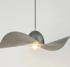 Hängelampen|Moderne Lampen*Sigma Pendelleuchte Silber Grau E27 Modern Esszimmer