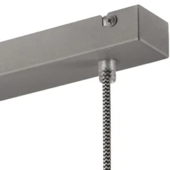 Lamkur Pendelleuchte Silber Metall 3-flmg Retro Esstisch< Hängelampen|Esszimmer Lampen