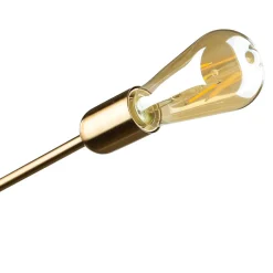 Retro Lampen|Esszimmer Lampen*Easylight Pendelleuchte Sputnik in Messing Retro verstellbar