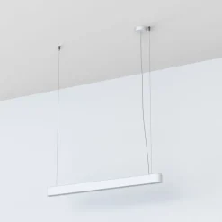 Hängelampen|Bürolampen*Nowodvorski Pendelleuchte Weiß 3000 K 2300 lm T8 LED länglich 95 cm