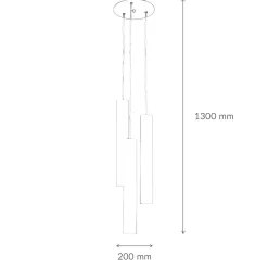 Easylight Pendelleuchte Weiß 3-flmg Wohnzimmer Lampe EYE< Moderne Lampen|Esszimmer Lampen