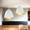 Hängelampen|Esszimmer Lampen*Easylight Pendelleuchte Weiß Gold verstellbar E27 2-flammig