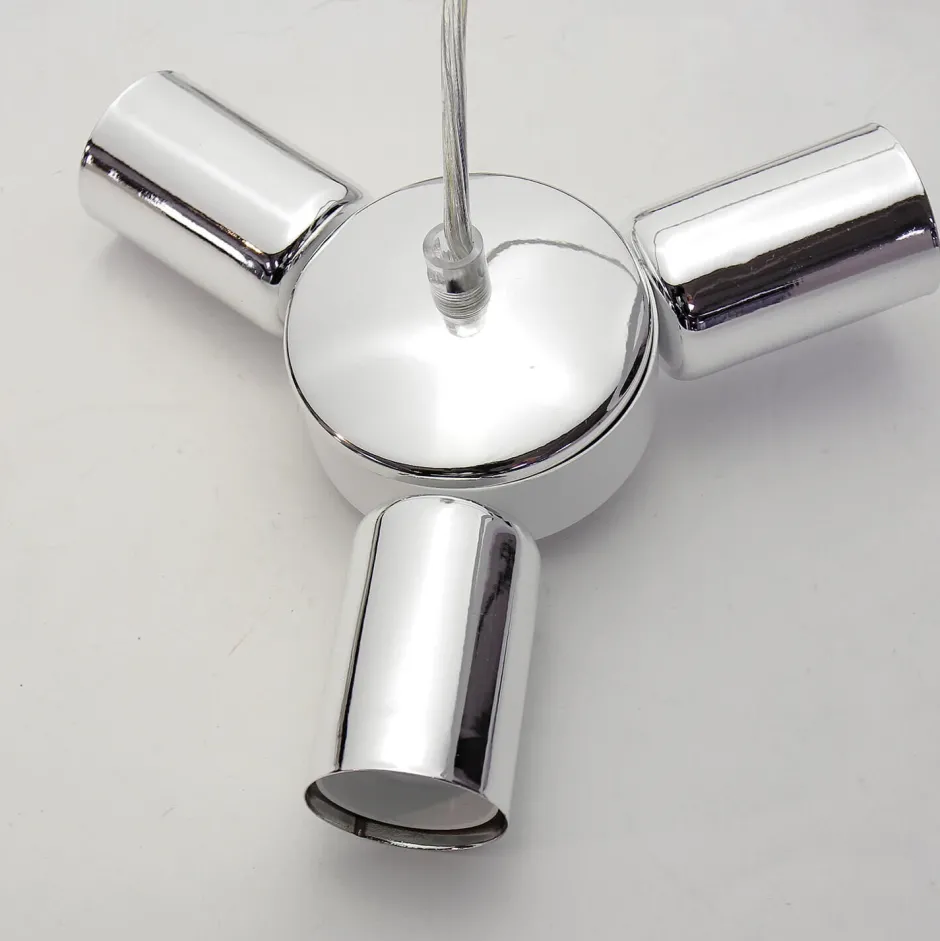 Hängelampen|Esszimmer Lampen*Emibig Pendelleuchte Weiß Metall Design höhenverstellbar