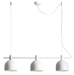 Hängelampen|Bürolampen*ALDEX Pendelleuchte Weiß Metall E27 Metall 83 cm 3-flammig