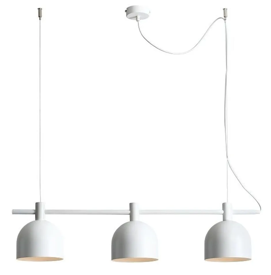 Hängelampen|Bürolampen*ALDEX Pendelleuchte Weiß Metall E27 Metall 83 cm 3-flammig