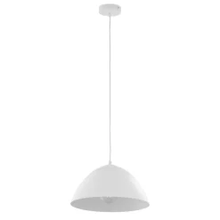 Hängelampen|Moderne Lampen*TK Lighting Pendelleuchte Weiß Metall Ø 33,5 cm Modern schlicht