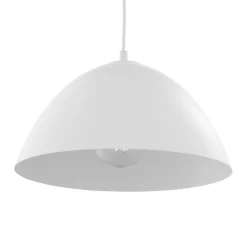 Hängelampen|Moderne Lampen*TK Lighting Pendelleuchte Weiß Metall Ø 33,5 cm Modern schlicht