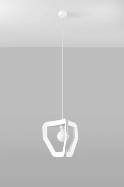 Sollux Pendelleuchte Weiß Modern für E27 Metall dekorativ< Hängelampen|Esszimmer Lampen