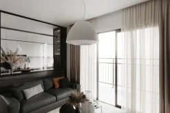 Hängelampen|Wohnzimmerlampen*Sollux Pendelleuchte Weiß Stoff Glas Ø 60 cm groß 3x E27 DIYA