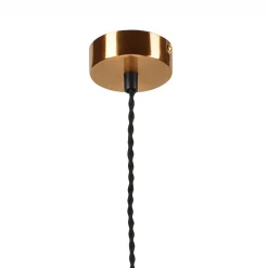 Vintage Lampen|Stofflampen*Lamkur Pendelleuchte Weiß Stoff Schirm Ø 30 cm Vintage