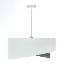 BPS Koncept Pendelleuchte Wohnzimmer rund D: 50 cm Stoff Velours Optik< Bürolampen|Schlafzimmer Lampen