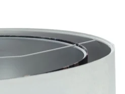 BPS Koncept Pendelleuchte Wohnzimmer rund D: 50 cm Stoff Velours Optik< Bürolampen|Schlafzimmer Lampen