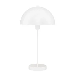 Searchlight Pilzleuchte Weiß E14 46,2 cm Ø 25 cm Metall Bauhaus< Bauhaus Lampen|Schlafzimmer Lampen