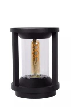 Pollerleuchte Aluminium Schwarz 22 cm klein IP65 Garten< Wegeleuchten|Metall Lampen