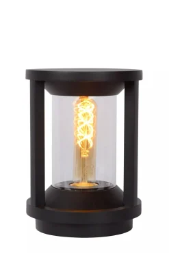 Pollerleuchte Aluminium Schwarz 22 cm klein IP65 Garten< Wegeleuchten|Metall Lampen