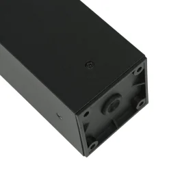 Metall Lampen|Wegeleuchten*Searchlight Pollerleuchte IP44 GU10 45 cm Schwarz Weiß Aluminium