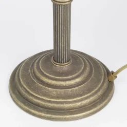 Glaslampen|Metall Lampen*Giovanni Battista Premium Bankerlampe aus Messing in Antik Bronze Tischleuchte