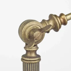 Glaslampen|Metall Lampen*Giovanni Battista Premium Bankerlampe aus Messing in Antik Bronze Tischleuchte