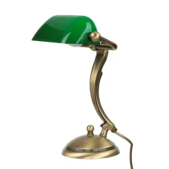 Giovanni Battista Premium Bankerleuchte aus Messing< Tischlampen|Bürolampen