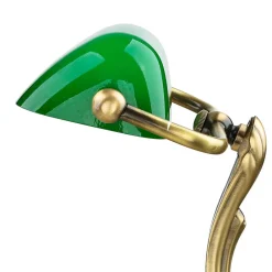 Giovanni Battista Premium Bankerleuchte aus Messing< Tischlampen|Bürolampen