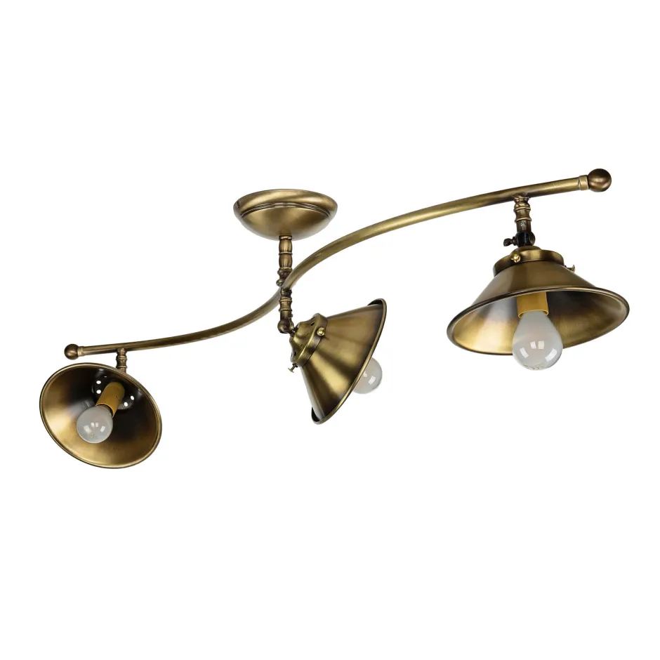 Deckenleuchten|Spots*Giovanni Battista Premium Deckenleuchte Bronze Antik 3-flmg