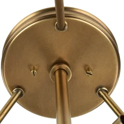 Glaslampen|Designerlampen*Elstead Premium Deckenleuchte rund Jugendstil in Messing GRACIA