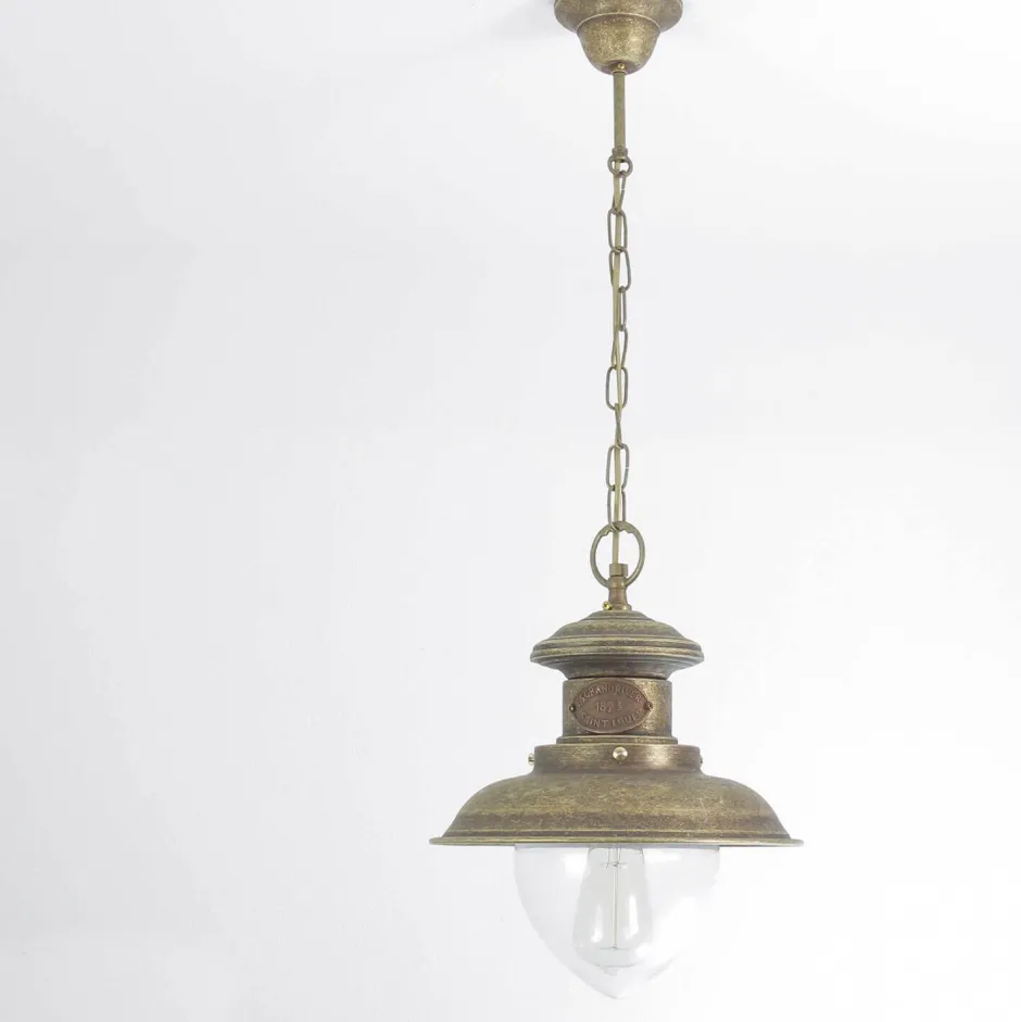 Außenleuchten Antik|Lampen Aus Aller Welt*Giovanni Battista Premium Hängeleuchte Außen aus Messing in Bronze