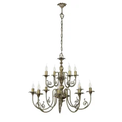 Giovanni Battista Premium Hängeleuchte Ø84cm 12-Flmg< Metall Lampen|Messinglampen