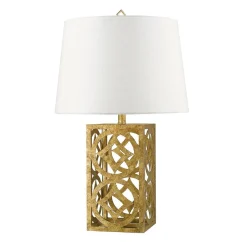 Tischlampen|Schlafzimmer Lampen*Elstead Premium Nachttischlampe Stoff Schirm 66cm hoch