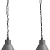 Industrie Lampen|Vintage Lampen*Masterlight Premium Pendelleuchte Grau Loft Industrial Style