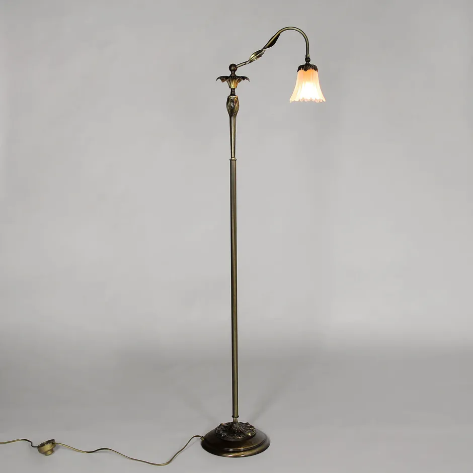 Lampen Aus Aller Welt|Messinglampen*Giovanni Battista Premium Standleuchte Messing Bronziert