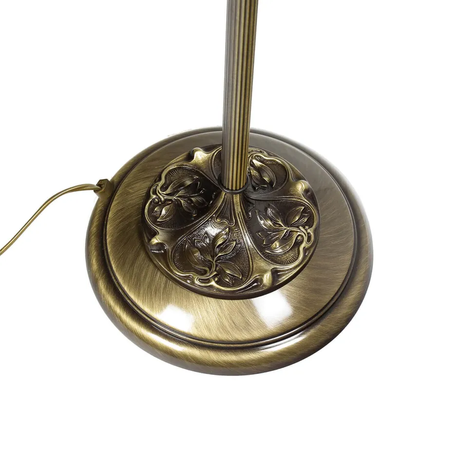 Lampen Aus Aller Welt|Messinglampen*Giovanni Battista Premium Standleuchte Messing Bronziert