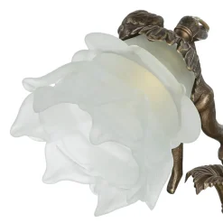 Giovanni Battista Premium Tischleuchte Putte in Bronze< Tischlampen|Jugendstil Lampen