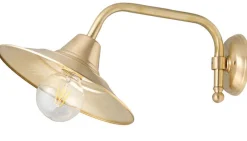 Wandleuchten|Küchenlampen*Lido Premium Wandlampe Messing E27 Ø31cm Treppe Flur
