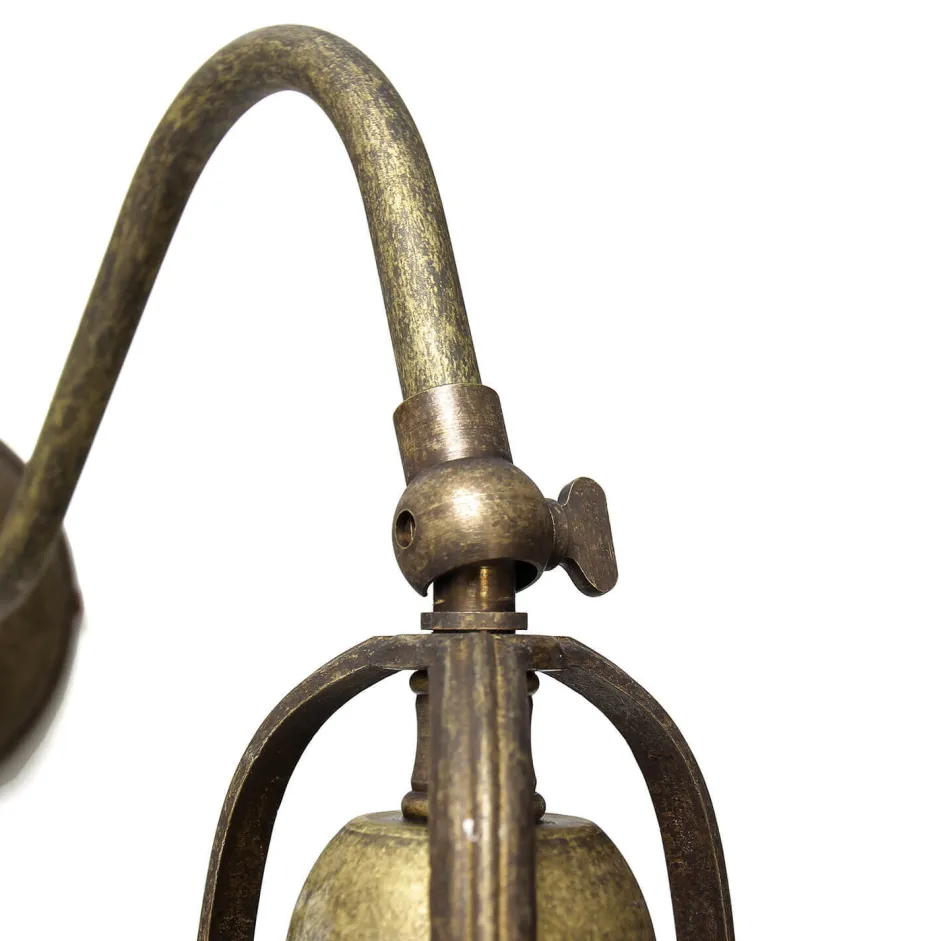 Giovanni Battista Premium Wandleuchte Country Messing in Bronze Antik< Metall Lampen|Messinglampen