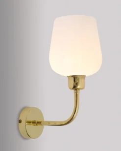 Wandleuchten|Lampen Aus Aller Welt*Giovanni Battista Premium Wandleuchte TALIS Bronze hell Echt-Messing