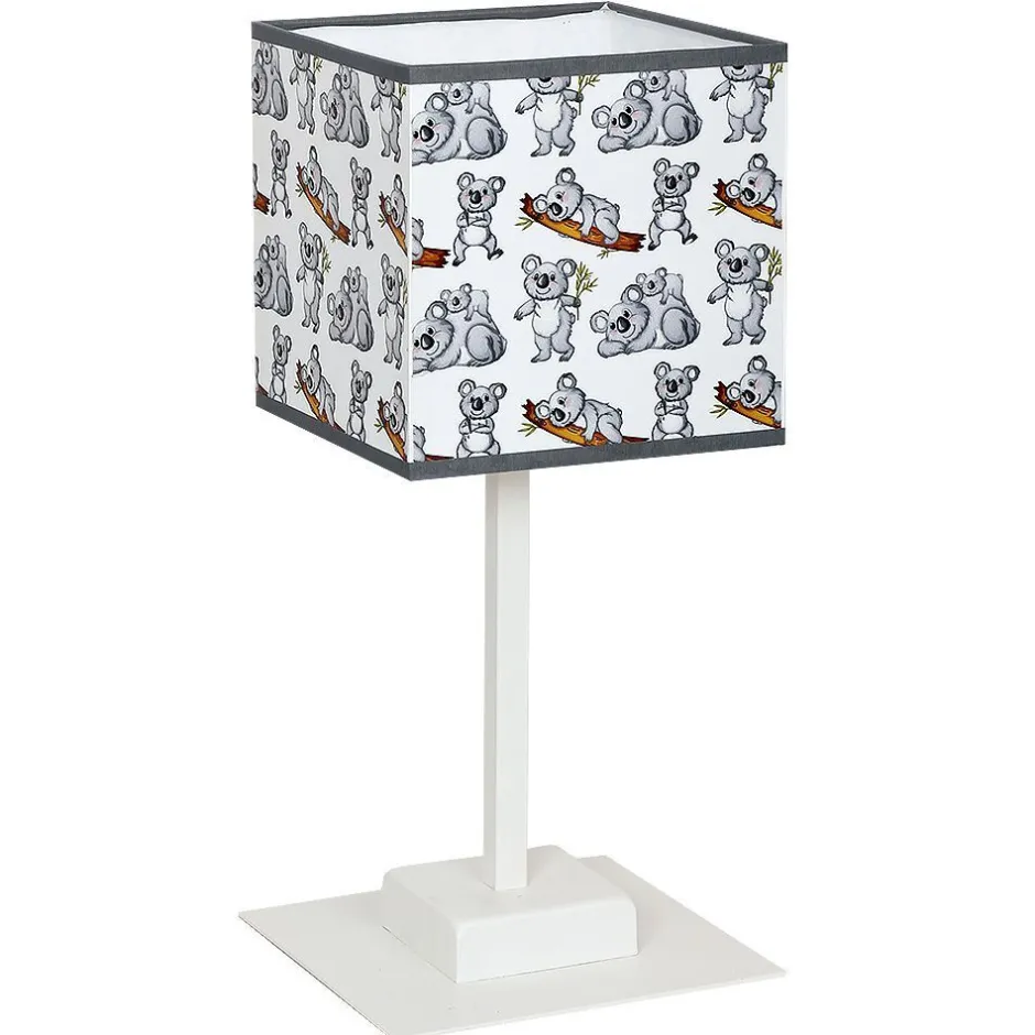 Luminex Quadratische Kinder Tischleuchte E27 bunt<Kinder Kinderzimmerlampen|Kinderlampen