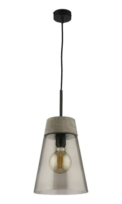 Moderne Lampen|Glaslampen*Jupiter Rauchglas Pendelleuchte rund ARAVAE Küche Esstisch