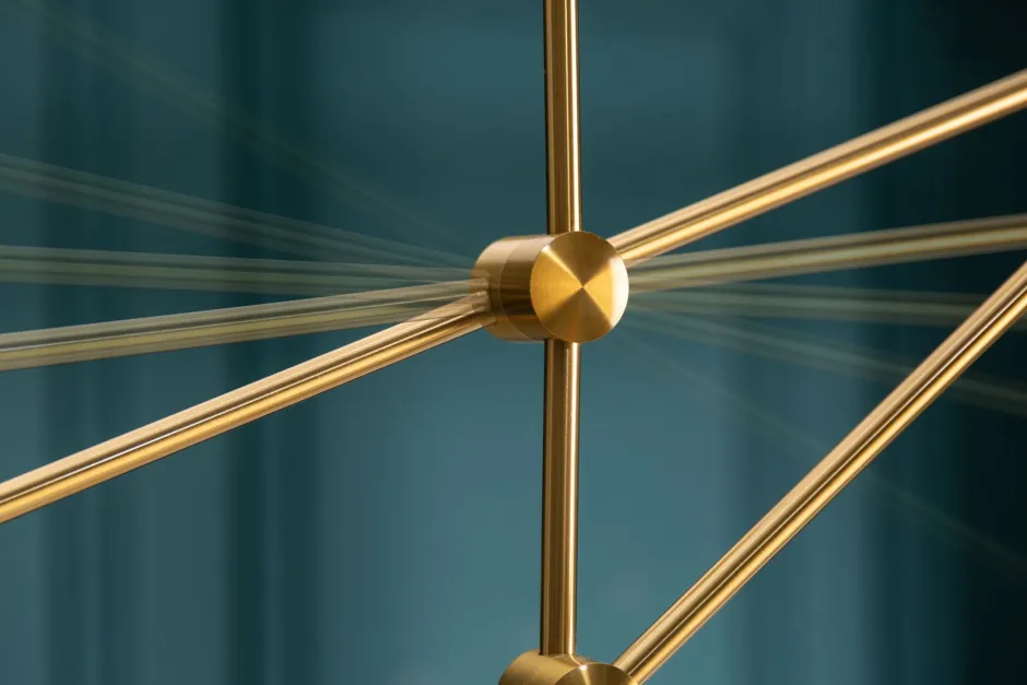 Deckenleuchten|Bürolampen*Invicta Interior Retro Deckenleuchte verstellbar Metall E27 in Gold